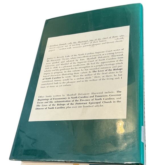 Builders Of The Old North State Marshall Delancey Haywood 1968 Carolina Ex Lib - Picture 3 of 13